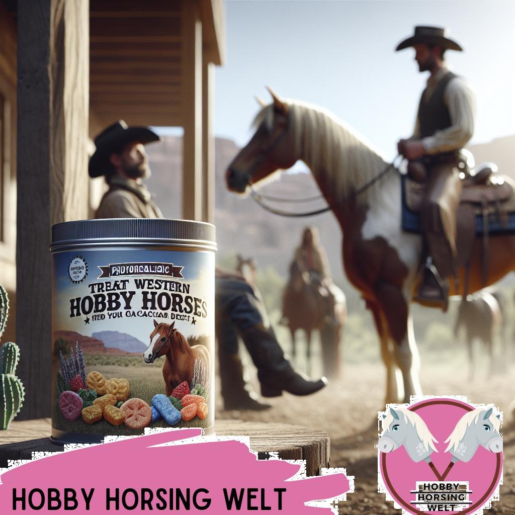 „Bunte Leckerlis für Hobby Horses in verschiedenen Formen und Größen, die liebevoll auf einem Tisch angerichtet sind.“